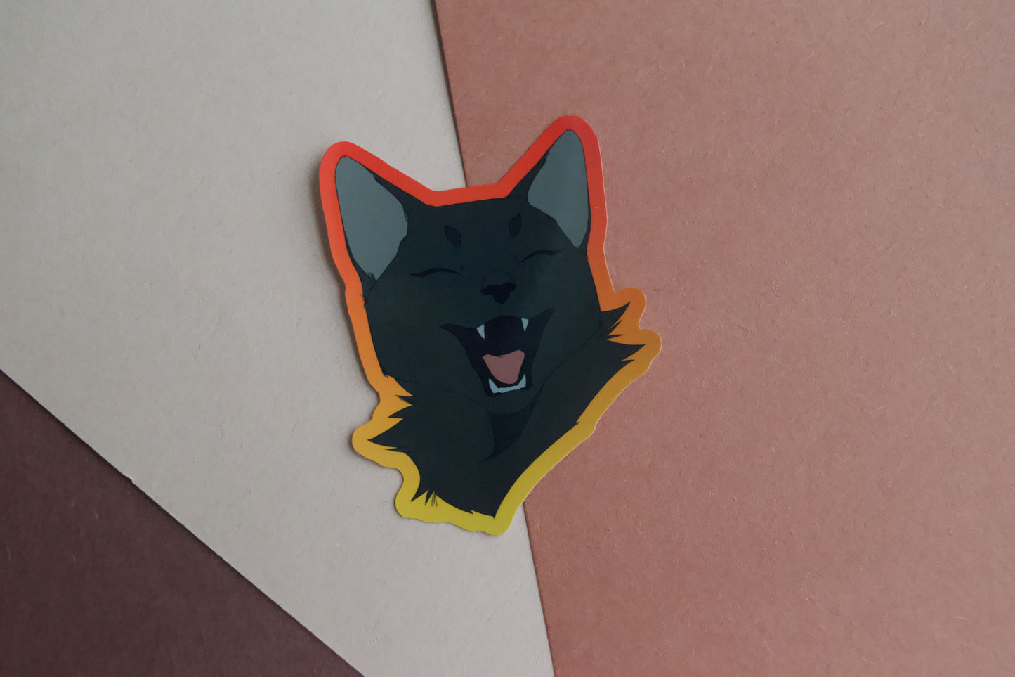 Black Cat Sticker