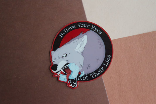 Believe Your Eyes Sticker