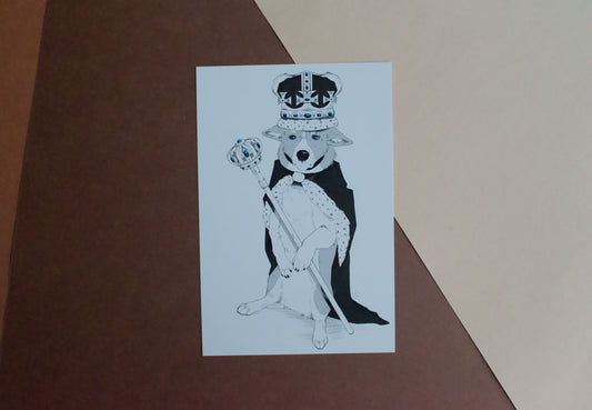 King Corgington Print