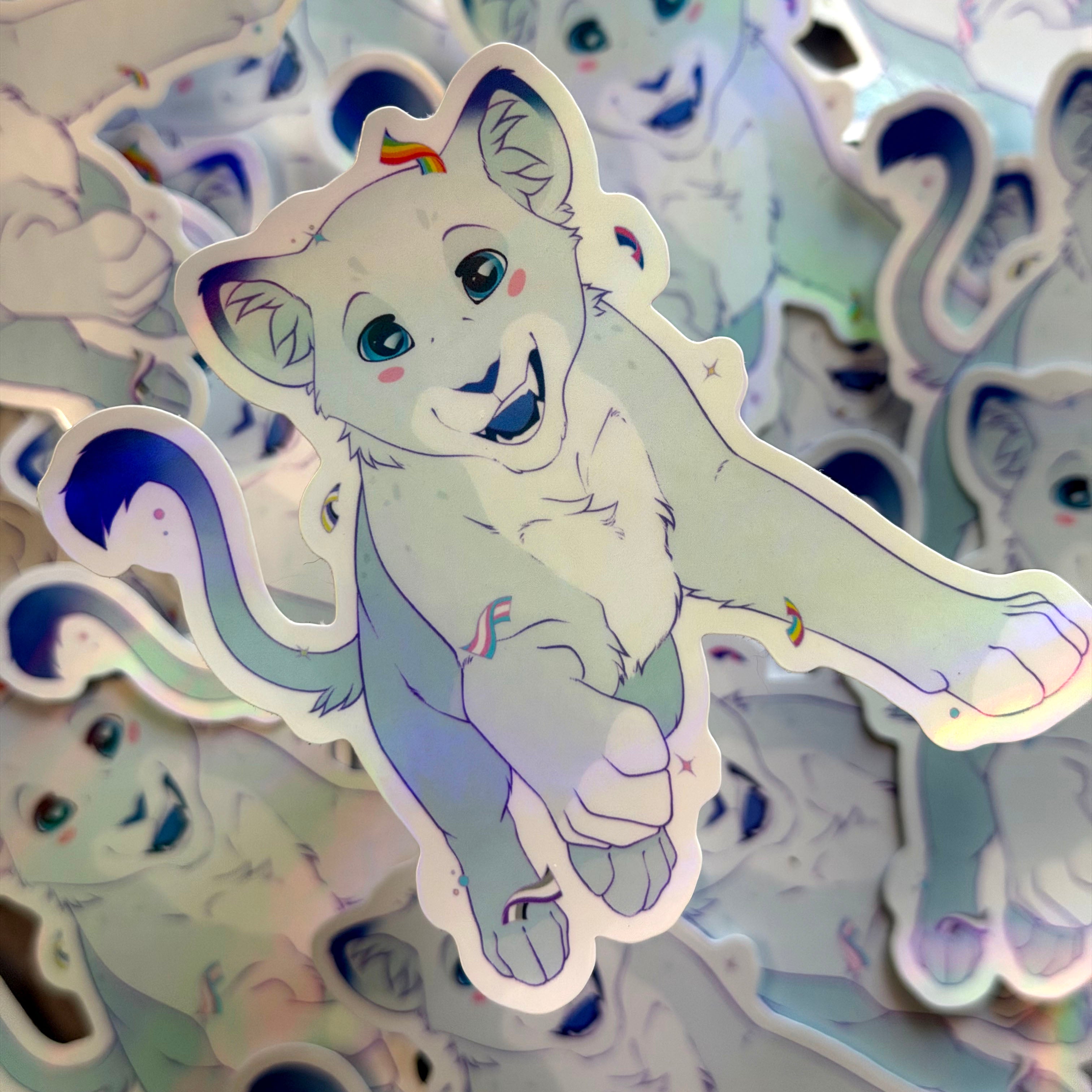 Lion Cub Sticker