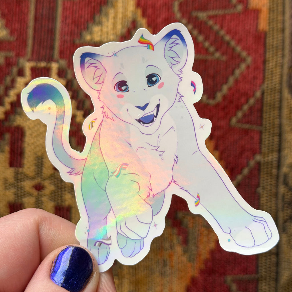 Lion Cub Sticker