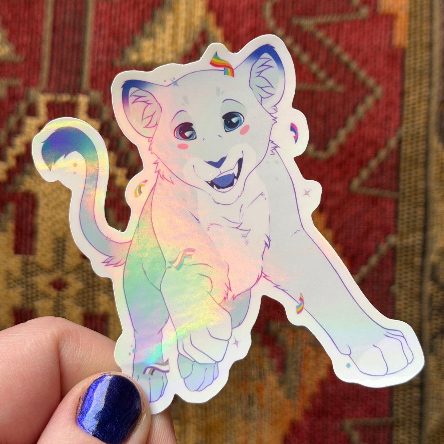 Lion Cub Sticker