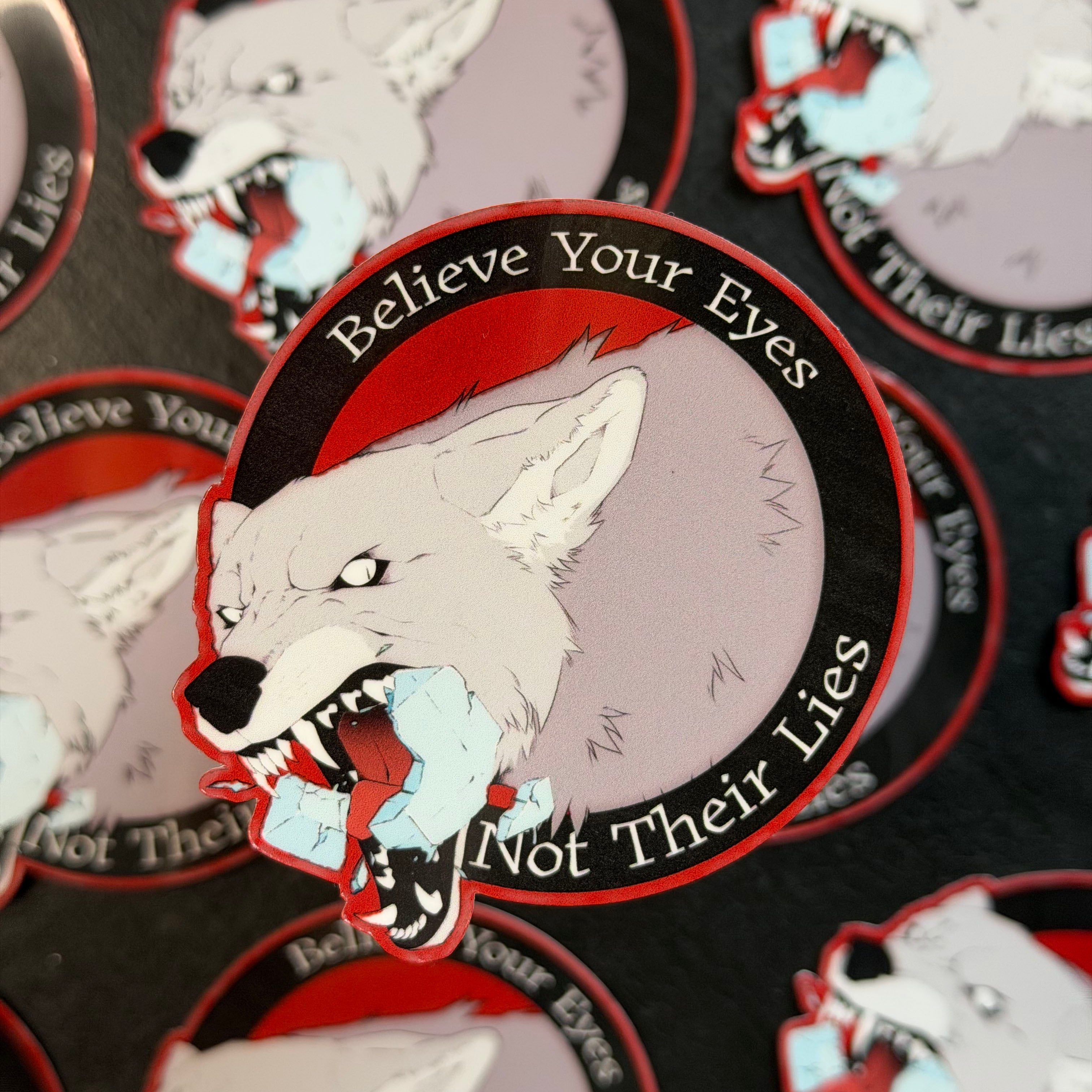 Believe Your Eyes Sticker