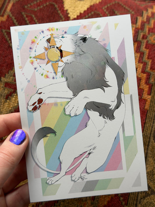 Pride Lion Print