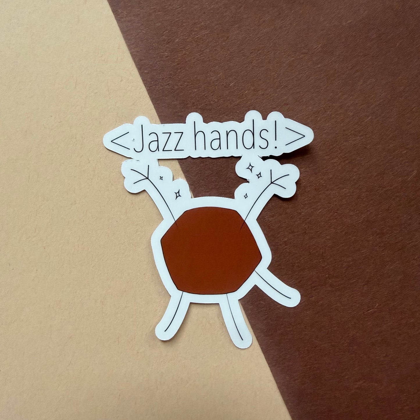 <Jazz Hands!> Sticker