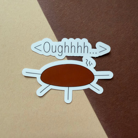 Low Budget Oughhh Sticker